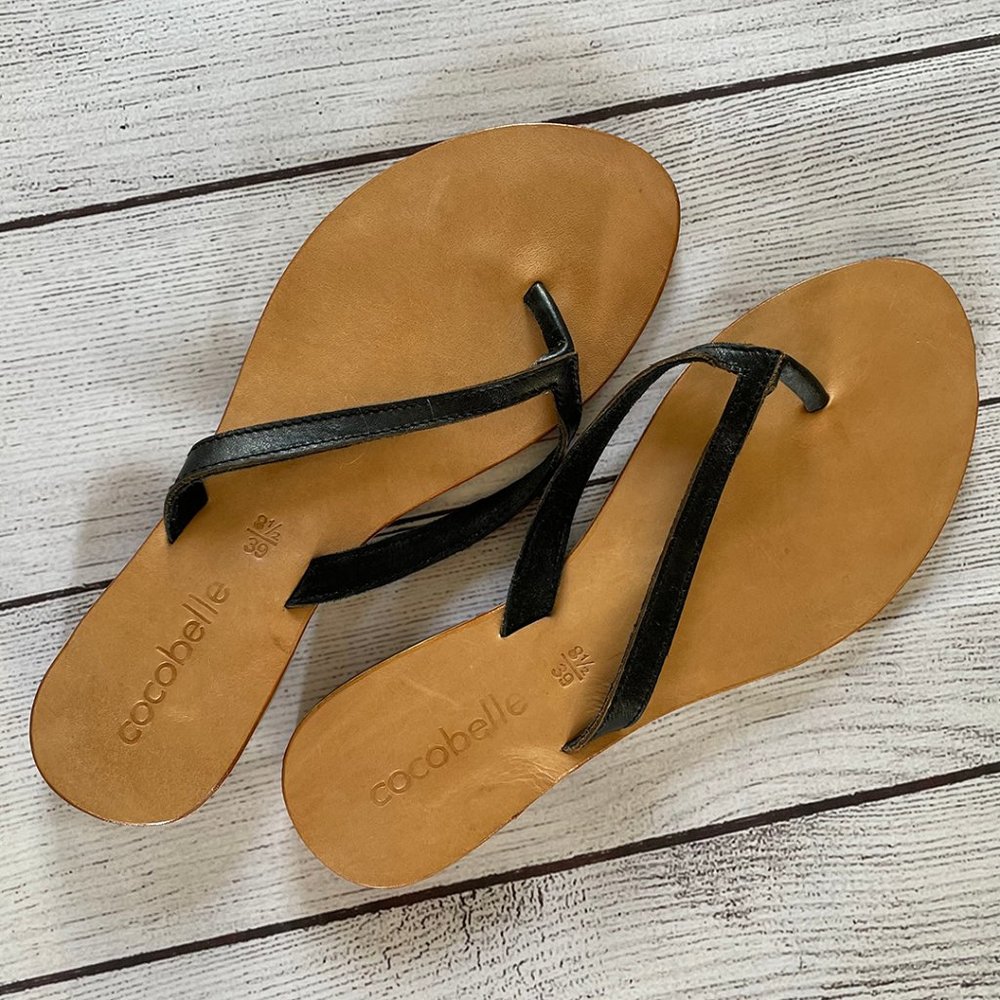 cocobelle black sandals• sz 39